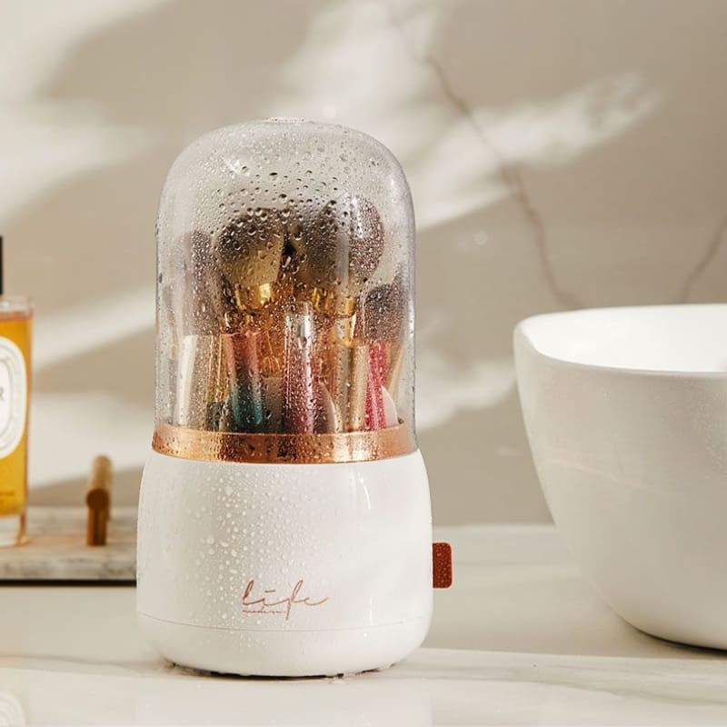 Porta Pincel de Maquiagem Giratório Premium Brasicanas