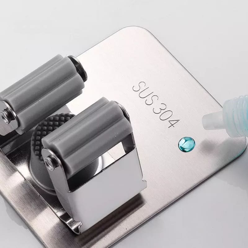 Suporte de Vassoura Adesivo Aço inoxidável Brasicanas