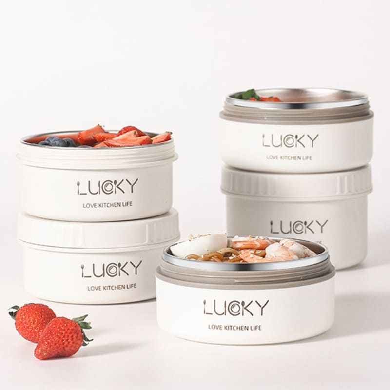 Kit Marmita Térmica Inox Brasicanas com interior de aço inox, anel de vedação e bolsa térmica para transporte seguro.