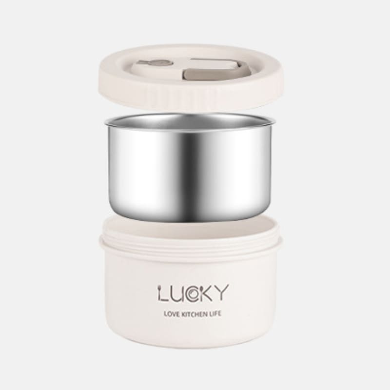 Kit Marmita Térmica Inox Brasicanas com interior de aço inox, anel de vedação e bolsa térmica para transporte seguro.