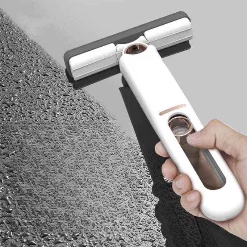 Rodo de Pia Esfregão Mini Mop Brasicanas com esponja de alta absorção e cabeça retrátil, ideal para limpeza eficiente.