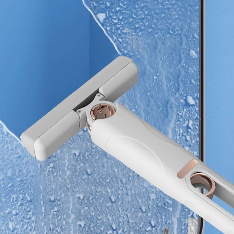 Rodo de Pia Esfregão Mini Mop Brasicanas com esponja de alta absorção e cabeça retrátil, ideal para limpeza eficiente.