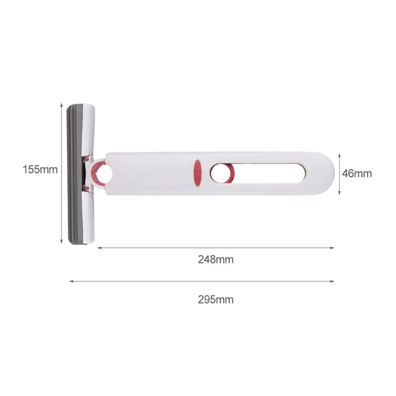 Rodo de Pia Esfregão Mini Mop Brasicanas com esponja de alta absorção e cabeça retrátil, ideal para limpeza eficiente.