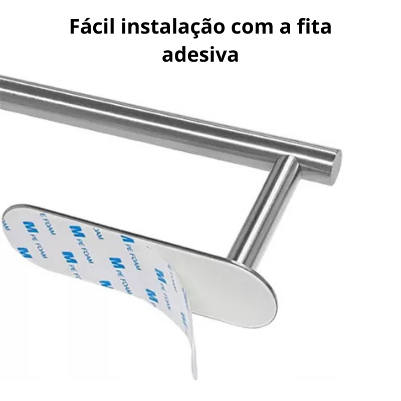 Suporte de Papel em Aço Inox