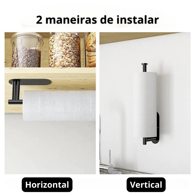 Suporte de Papel em Aço Inox