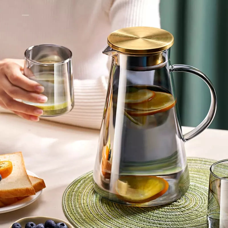 Jarra de Vidro Hermética 2L com Tampa da Brasicanas