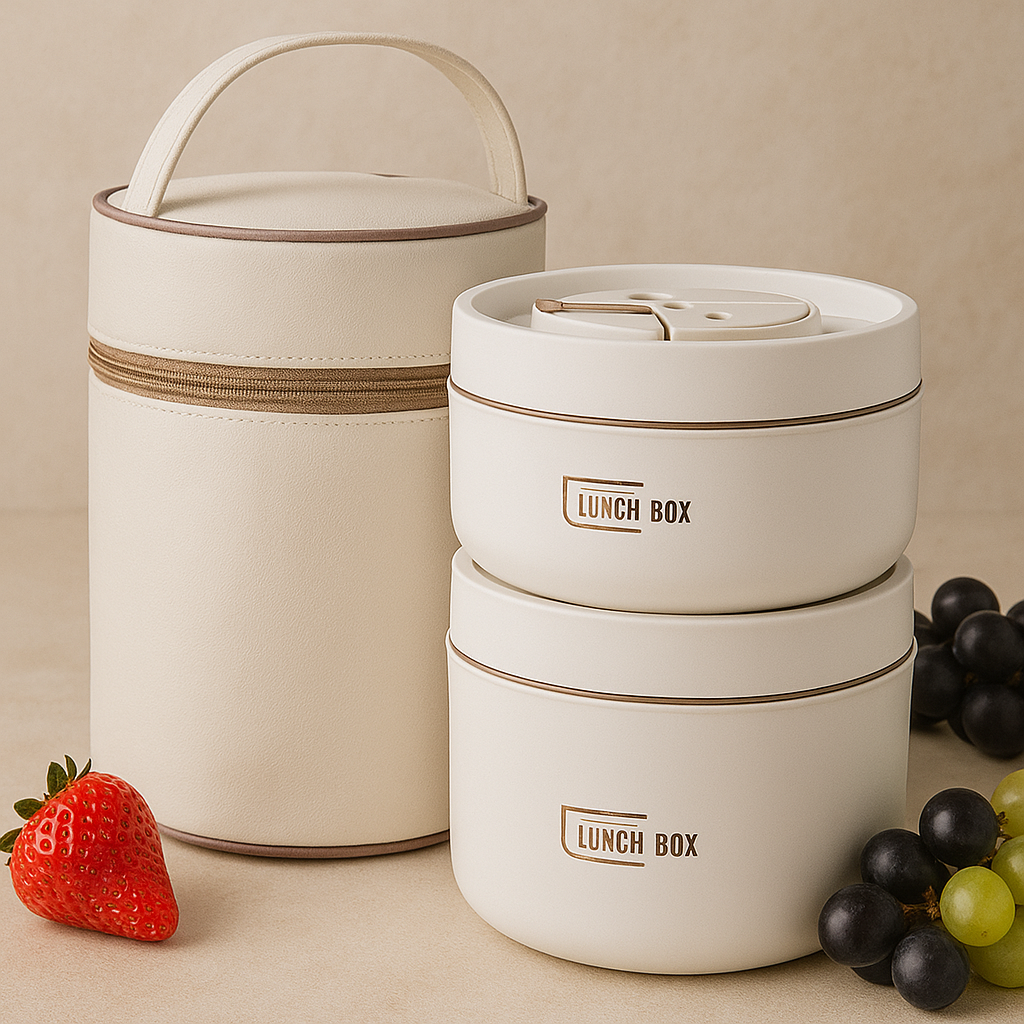 Kit Potes Térmicos Lunchbox + Lancheira Brasicanas – Conserve suas Refeições com Estilo e Eficiência!