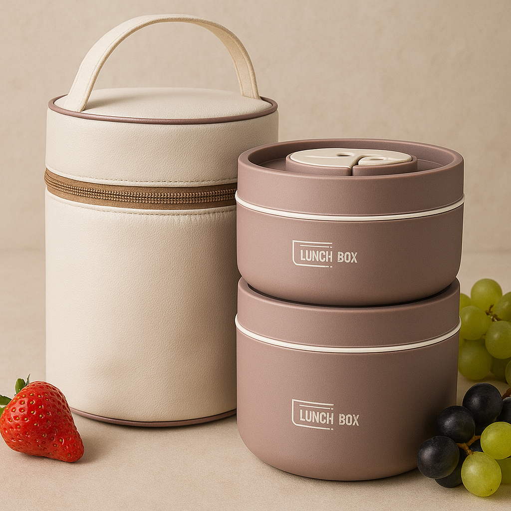 Kit Potes Térmicos Lunchbox + Lancheira Brasicanas – Conserve suas Refeições com Estilo e Eficiência!